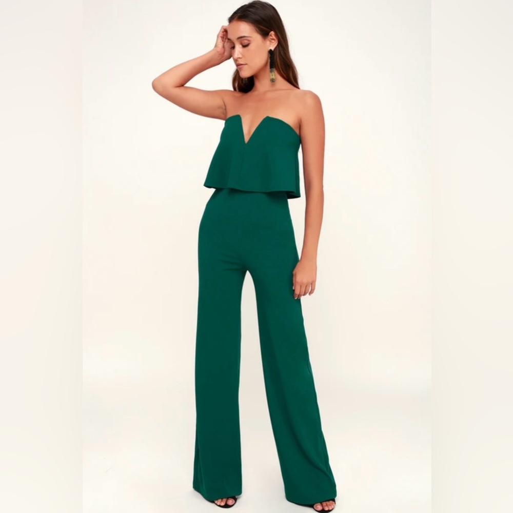 NWT Strapless Lulu’s Jumpsuit